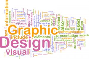 Graphic design background concept