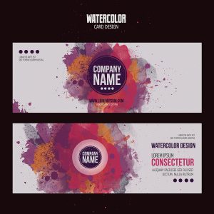Vector template banners