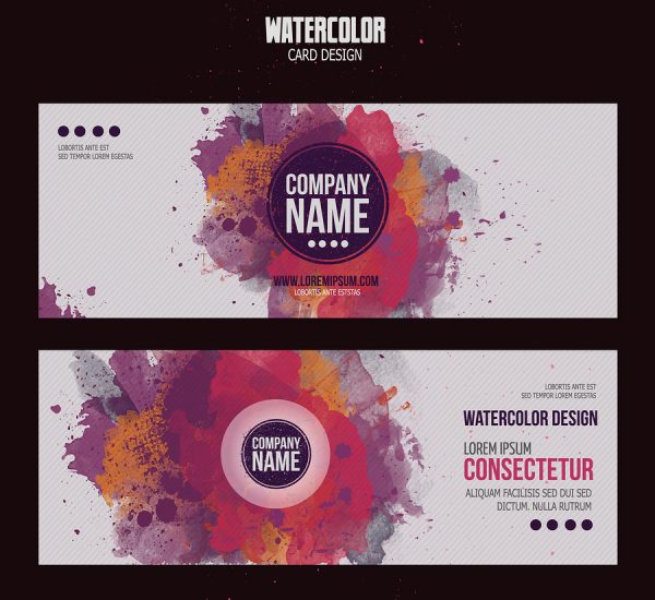 Vector template banners